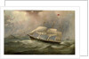 The Black Ball Line clipper ship Ocean Chief reducing sail on her Australian run, c.1853 by Samuel Walters