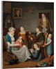 Self-Portrait of John Lewis Krimmel with Susannah Krimmel and Her Children, 1809-10 by Johann Ludwig (1787-1821) Krimmel