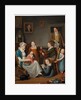 Self-Portrait of John Lewis Krimmel with Susannah Krimmel and Her Children, 1809-10 by Johann Ludwig (1787-1821) Krimmel