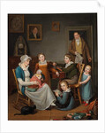 Self-Portrait of John Lewis Krimmel with Susannah Krimmel and Her Children, 1809-10 by Johann Ludwig (1787-1821) Krimmel
