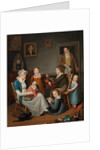 Self-Portrait of John Lewis Krimmel with Susannah Krimmel and Her Children, 1809-10 by Johann Ludwig (1787-1821) Krimmel