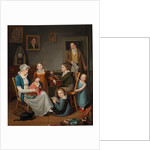 Self-Portrait of John Lewis Krimmel with Susannah Krimmel and Her Children, 1809-10 by Johann Ludwig (1787-1821) Krimmel