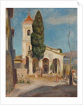 La Chapelle Notre-Dame de Protection au Haut-de-Cagnes, 1905 by Pierre Auguste Renoir