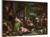 The Supper at Emmaus by Jacopo & Bassano Francesco Bassano