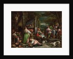 The Supper at Emmaus by Jacopo & Bassano Francesco Bassano