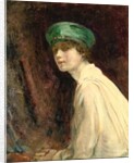 The Green Hat, a portrait of Mrs Claude Johnson, 1918 by Ambrose McEvoy