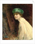 The Green Hat, a portrait of Mrs Claude Johnson, 1918 by Ambrose McEvoy