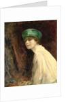 The Green Hat, a portrait of Mrs Claude Johnson, 1918 by Ambrose McEvoy