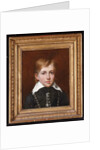 Portrait of Henri d'Artois as a child, 'Henri V', future Count of Chambord, wearing the Order of the Holy Ghost, ca 1828 by French School