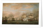 The Battle of the Saintes, 9-12 April 1782, 1783 by Thomas Whitcombe