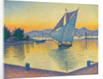 Le Port au soleil couchant, Opus 236, 1892 by Paul Signac