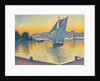 Le Port au soleil couchant, Opus 236, 1892 by Paul Signac