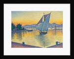 Le Port au soleil couchant, Opus 236, 1892 by Paul Signac