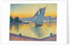 Le Port au soleil couchant, Opus 236, 1892 by Paul Signac