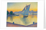 Le Port au soleil couchant, Opus 236, 1892 by Paul Signac