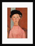 Young Girl in a Beret, 1918 by Amedeo Modigliani
