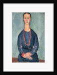Woman with a Red Necklace, 1918 by Amedeo Modigliani