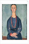 Woman with a Red Necklace, 1918 by Amedeo Modigliani