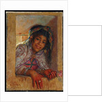 Girl at the window, 1906 by Alphonse Etienne Dinet