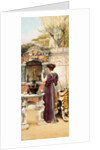 At the Garden Shrine, Pompeii, 1892 by John William Godward