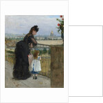 Woman and child on a balcony, 1872 by Berthe Morisot