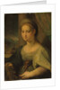 Portrait of a lady as Saint Catherine of Alexandria by Domenico Puligo