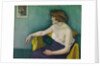 Young woman seated in profile, 1914 by Felix Edouard Vallotton