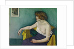 Young woman seated in profile, 1914 by Felix Edouard Vallotton