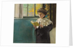 Woman Reading by a Window, c.1904 by Felix Edouard Vallotton