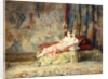 Harem Beauty, 1876 by Alexandre-Louis Leloir