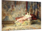 Harem Beauty, 1876 by Alexandre-Louis Leloir