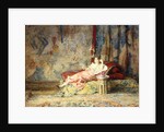 Harem Beauty, 1876 by Alexandre-Louis Leloir