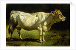 Cow in a Landscape by Friedrich Johann Voltz