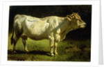 Cow in a Landscape by Friedrich Johann Voltz