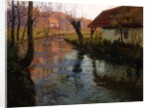 The Mill Stream by Fritz Thaulow