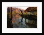 The Mill Stream by Fritz Thaulow