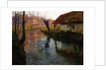 The Mill Stream by Fritz Thaulow