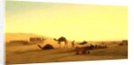 An Arab Encampment by Charles Theodore (1814-88) Frere
