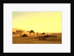 An Arab Encampment by Charles Theodore (1814-88) Frere