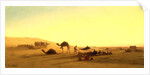 An Arab Encampment by Charles Theodore (1814-88) Frere