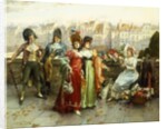 Flirtation by Henri-Victor Lesur