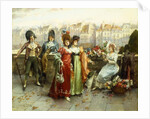Flirtation by Henri-Victor Lesur