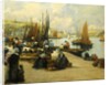 On the Quai, Audierne by Fernand Legout-Gerard
