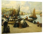 On the Quai, Audierne by Fernand Legout-Gerard