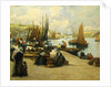 On the Quai, Audierne by Fernand Legout-Gerard