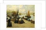 On the Quai, Audierne by Fernand Legout-Gerard