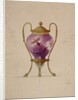 Design for a mounted Art Nouveau glass brule-parfum, House of Carl Faberge by School European