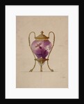 Design for a mounted Art Nouveau glass brule-parfum, House of Carl Faberge by School European