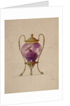 Design for a mounted Art Nouveau glass brule-parfum, House of Carl Faberge by School European