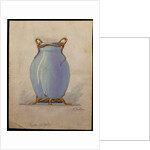 Design for an oviform blue vase, House of Carl Faberge by School European